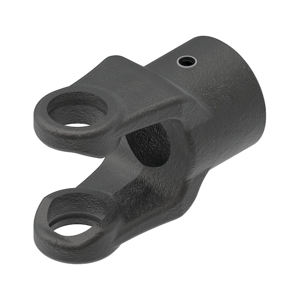 Round Bore Implement Yoke (w/ Keyway & Set Screw) 3" x2" x5"